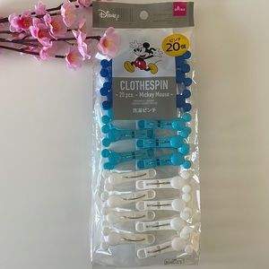 Disney Mickey Mouse silhouette chip laundry storage clips kitchen bath office